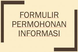 Formulir Permohonan Informasi Publik