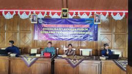 SOSIALISASI LAYANAN PUBLIK BERBASIS TEKNOLOGI INFORMASI, KALURAHAN PACAREJO