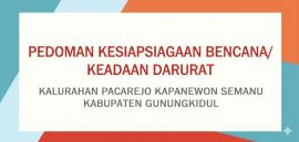 Dokumen Kesiapsiagaan Bencana/Keadaan Darurat
