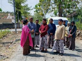Monitoring Jalan Kabupaten Oleh Bupati Gunungkidul di Kalurahan Pacarejo